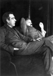 Niels Bohr y Einstein